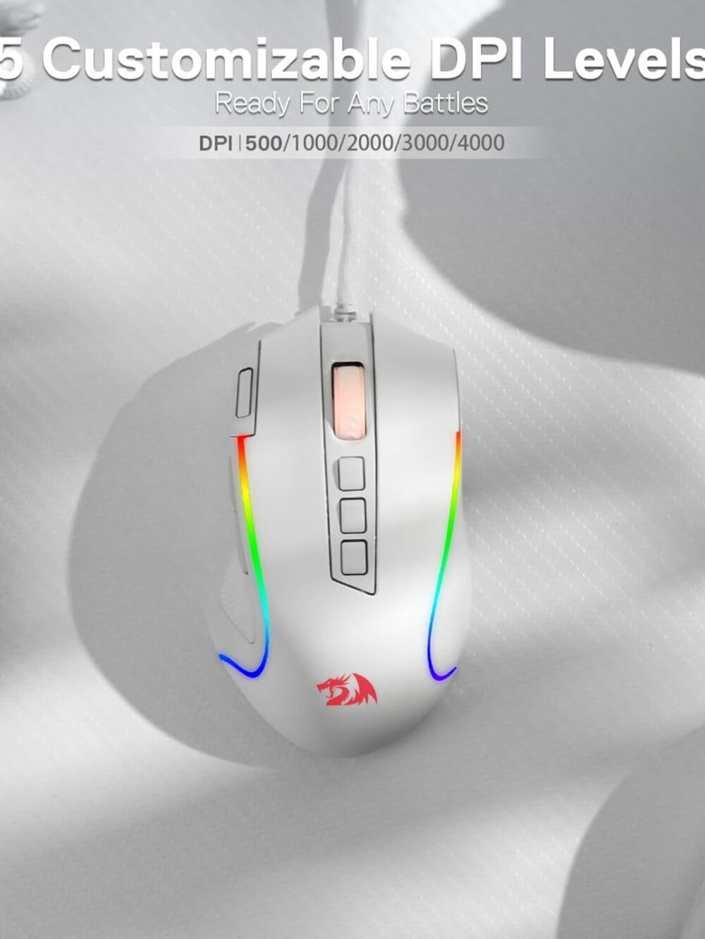 New Red Dragon Gaming Mouse Wireless or Wired - Picture 3 of 4